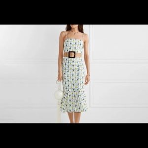 STAUD Lychee Linen Dress